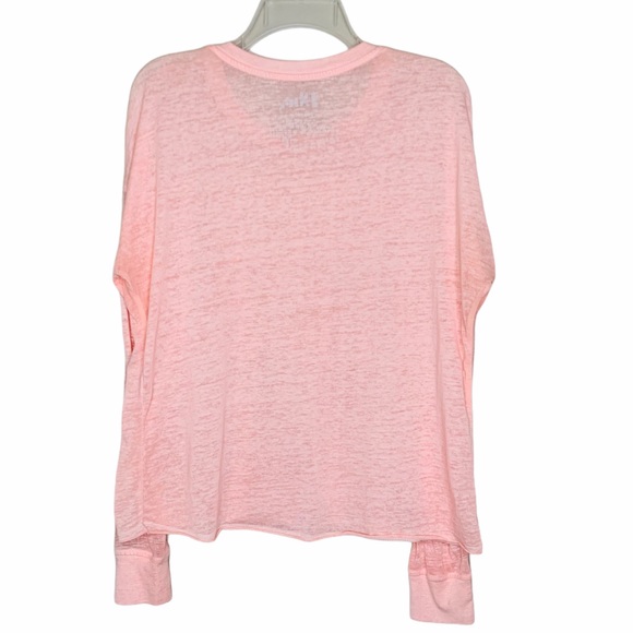 Women's Pink Empower Long Sleeve Graphic T-Shirt M - Picture 4 of 11